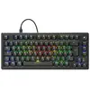 Sharkoon SGK25, 75%, Kabelgebunden, USB, QWERTZ, RGB-LED, Schwarz
