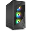 Sharkoon PC Gehäuse Rebel C80M RGB ATX schwarz