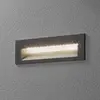 BEGA LED-Wandeinbaulampe 33054, silberfarben, 26 cm IP65 CCT