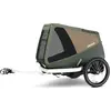 CROOZER Dog Enna Hunde-Fahrradanhänger bis 35kg, Farbe:Moss Green
