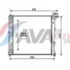 AVA COOLING SYSTEMS HY2282 Kühler Wasserkühler Motorkühler für HYUNDAI...
