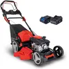 Scheppach MS173-51E Benzin Rasenmäher mit E-Start | 4,1 PS | 51 cm Sch...