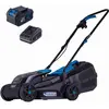 Scheppach Akku-Rasenmäher BC-MP320-X | 32 cm Breite | 4-stufige Höhenv...