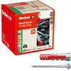 fischer DuoPower 10x50 S Dübel mit Schrauben 10 x 50 mm, 25 Stück