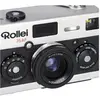 Rollei 35AF, Analogkamera, Silber, Schwarz