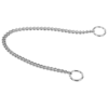 Hundehalsbänder Kette kleinmaschig Nobby Pet Silber XS