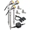 EVN P68123502-3 LED-Außenstrahler, 3er-Set, 3.000K