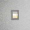 EVN P2140 LED-Wandeinbauleuchte, 3.000 K, alu