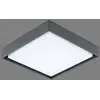 EVN LED-Außendeckenleuchte Tectum, 24x24 cm, anthrazit, 110°