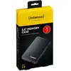 Intenso 6021660, 1 TB, 2.5", 3.2 Gen 1 (3.1 Gen 1), 5400 RPM, Schwarz