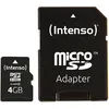 Intenso Speicherkarte microSDHC Card 4GB Cl4