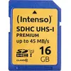 Intenso Sdhc 16gb Class 10 Uhs-i Premium Speicherkarte