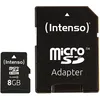 Intenso Speicherkarte microSDHC Card 8GB Cl4