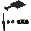 Herzbach MODUL7 Thermostat-Set T-TF2 TWIN FLOW Schwarz matt