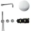 Herzbach MODUL7 Thermostat-Set T-RB250 Wandarm Regenbrause Ø250mm Chro...