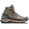 Salewa, Damen, Wanderschuhe, Women's Puez Leather Mid PTX (37), Grau