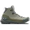 Wanderschuhe Salewa Puez Leather Mid PTX Vert 46,5
