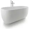 Duravit, Badewanne, Badewanne LUV 1800x850mm freist 2 Rückenschrägen w...
