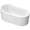 Duravit, Badewanne, Oval-Badewanne STARCK 1600x800 freist 1 Rückenschr...