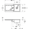 Villeroy & Boch 33371FKD SP Siluet 60 R flat 980x490mm