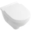Villeroy & Boch WC-Komplettset O-novo spülrandlos inkl. WC Sitz weiß 5...