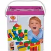 Eichhorn Bunte Holzbausteine, Bausatz, 1 Jahr(e), Holz, 50 Stück(e)