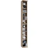 VCM Standregal Bigol Aktenregal B. 21 x T. 20 x H. 180 cm, Freistehend...