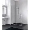 Kermi WALK-IN Liga 1200 x 2000 mm Anschlag rechts silber hochlanz clea...
