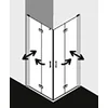 Kermi DI2CL12320VPK Eck-Halbteil links Diga 2CL 1230x