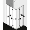 Kermi DIF2L14020VPK Eck-Halbteil links Diga F2L 1400x