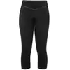3/4-Laufhose Damen VAUDE Active Schwarz 38