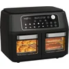 MAXXMEE Heißluft-Fritteuse Doppelkammer 11l 2400W schwarz mit Glastüre...