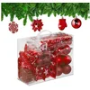 relaxdays Weihnachtsbaumkugel Weihnachtskugeln im 100er Set (100 St), ...
