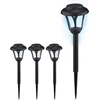 Relaxdays Solarlampen 4er Set, LED Solarlicht mit Erdspieß, HxD: 39 x ...