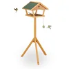 relaxdays Vogelhaus XXL Vogelfutterhaus mit Ständer