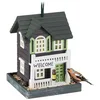 relaxdays Vogelhaus Vogelfutterhaus zum Aufhängen