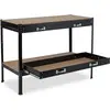 Relaxdays, Werkbank + Arbeitsbock, Werkbank (121 cm, 63.50 cm)
