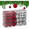 Relaxdays, Christbaumschmuck, Weihnachtskugeln Set (100x)