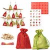 Dunedesign DIY Adventskalender zum Befüllen - 24 Geschenk Säckchen - K...