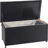 Mendler Poly-Rattan Kissenbox HWC-D88, Gartentruhe Auflagenbox Truhe -...