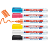 Packung mit 6 farbigen Glasmarkern Genérico Edding TU