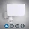 B.K.LICHT Außenstrahler - 20W, 2300lm, IP44, LED, mit Bewegungsmelder,...