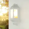 Licht-Erlebnisse LIVORNO Maritime Außenlampe Wand Aluminium in Weiß Gl...