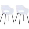 Mobel SIT Schalenstuhl Exeter 2er Set mit Metallgestell im modernen De...