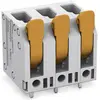 Wago Leiterplattenklemme mit Hebel, Elektronikkabel + Stecker, Grau