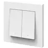 OSRAM SMART+ WiFi Zweifach-Wandschalter, Akku, weiß, Matter