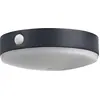 LEDVANCE Endura, Wand, Rund, IP44, Schwarz