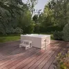 HOME DELUXE - Outdoor Whirlpool NIMBUS - mit Treppe und Thermoabdeckun...