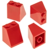 4x Lego Dachstein 65° 2x2x2 rot schräg Steine 4251818 4234526 3678b