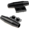 2x Lego Turbine 1x2 schwarz Antrieb Triebwerk Düse Schlitz und Achs Ha...